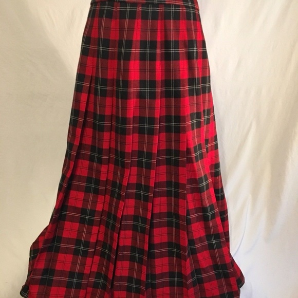 Pendleton Dresses & Skirts - PENDLETON Women 12 Red Leslie Tartan PLAID Wool